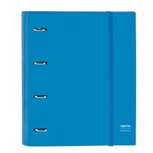 Ring binder Safta Azul Blue (27 x 32 x 3.5 cm)