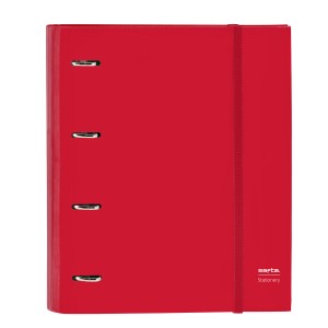 Ringbuch Safta Rojo Rot (27 x 32 x 3.5 cm)