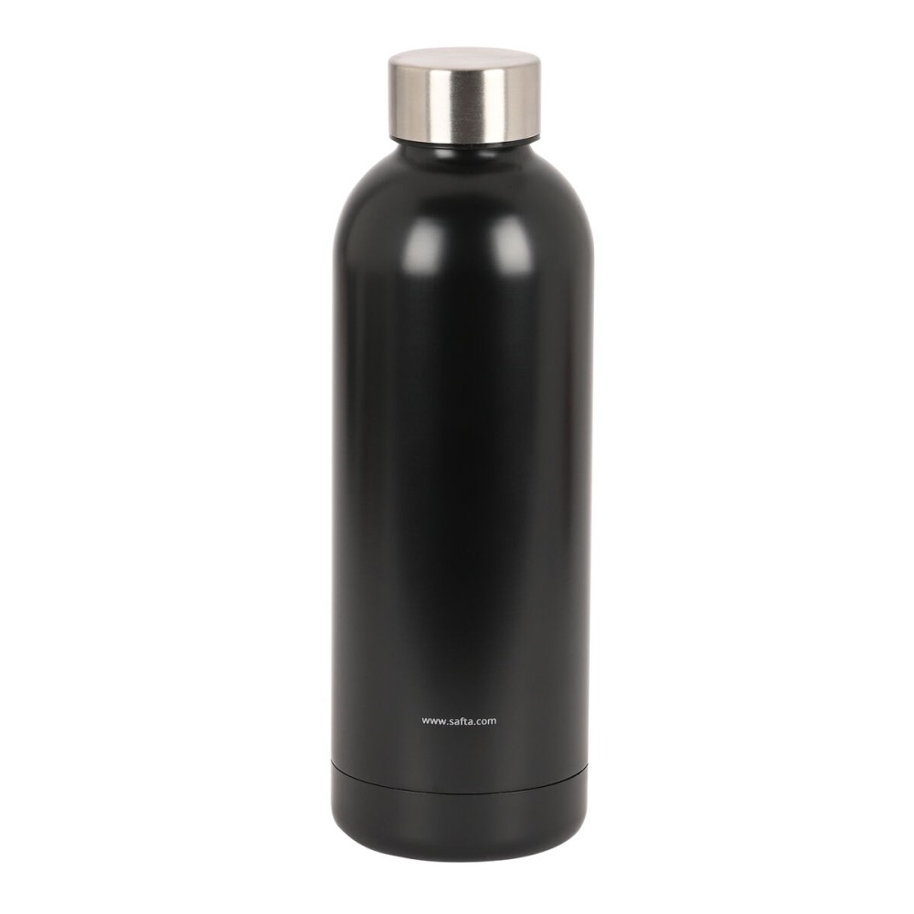 Stainless Steel Flask Safta Black 500 ml Black