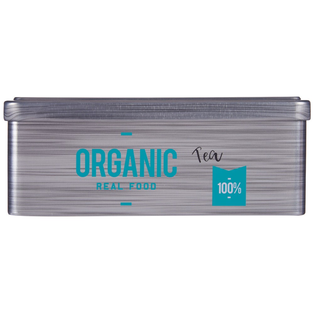 Boîte pour infusions Kinvara Organic Tea Gris Fer blanc 11 x 7,1 x 18 cm (24 Unités)