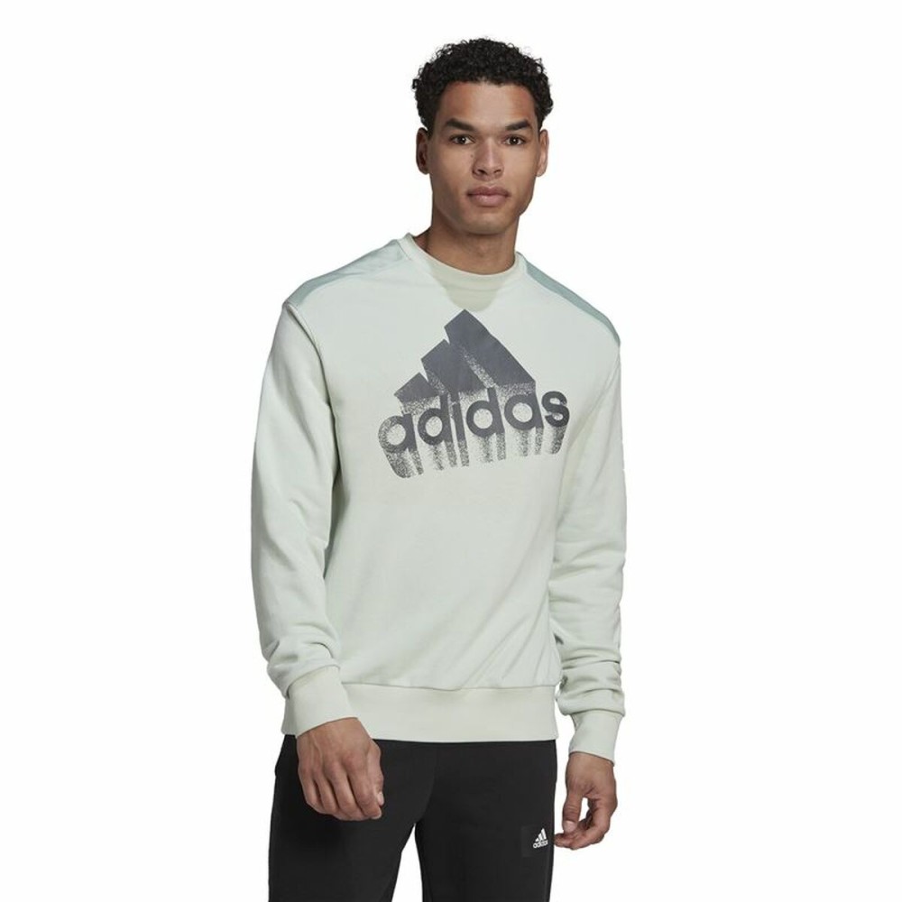 Sweat sans capuche unisex Adidas Essentials Brand Love Turquoise