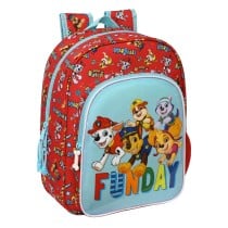 Kinderrucksack The Paw Patrol Funday Rot Hellblau (26 x 34 x 11 cm)