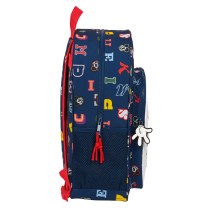 School Bag Mickey Mouse Clubhouse Only one Navy Blue 33 x 42 x 14 cm