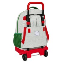 Cartable à roulettes Benetton Pop Gris (33 x 45 x 22 cm)