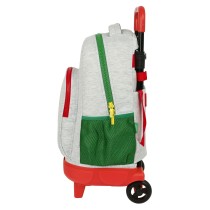 Cartable à roulettes Benetton Pop Gris (33 x 45 x 22 cm)