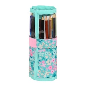 School Case with Accessories Vicky Martín Berrocal Mint paradise Mint (27 Pieces) (7 x 20 x 7 cm)