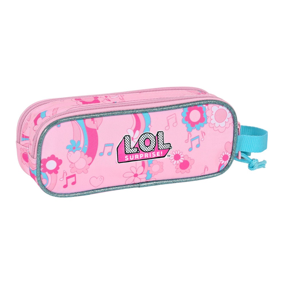 Trousse Fourre-Tout Double LOL Surprise! Glow girl Rose (21 x 8 x 6 cm)