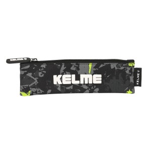 Schulmäppchen Kelme Jungle Schwarz Grau Neongrün (20 x 6 x 1 cm)