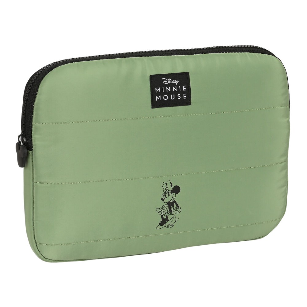 Laptop Cover Minnie Mouse Mint shadow Military green (31 x 23 x 2 cm)