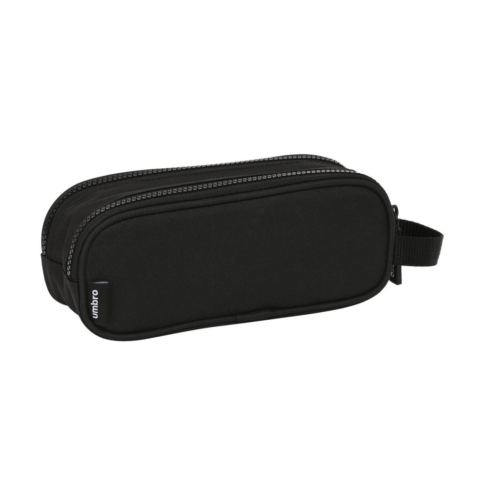 Zweifaches Mehrzweck-Etui Umbro Flash Schwarz 21 x 8 x 6 cm