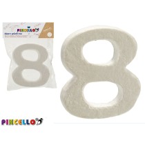 Number Pincello AR1607070 Number 8 polystyrene (12 Units)