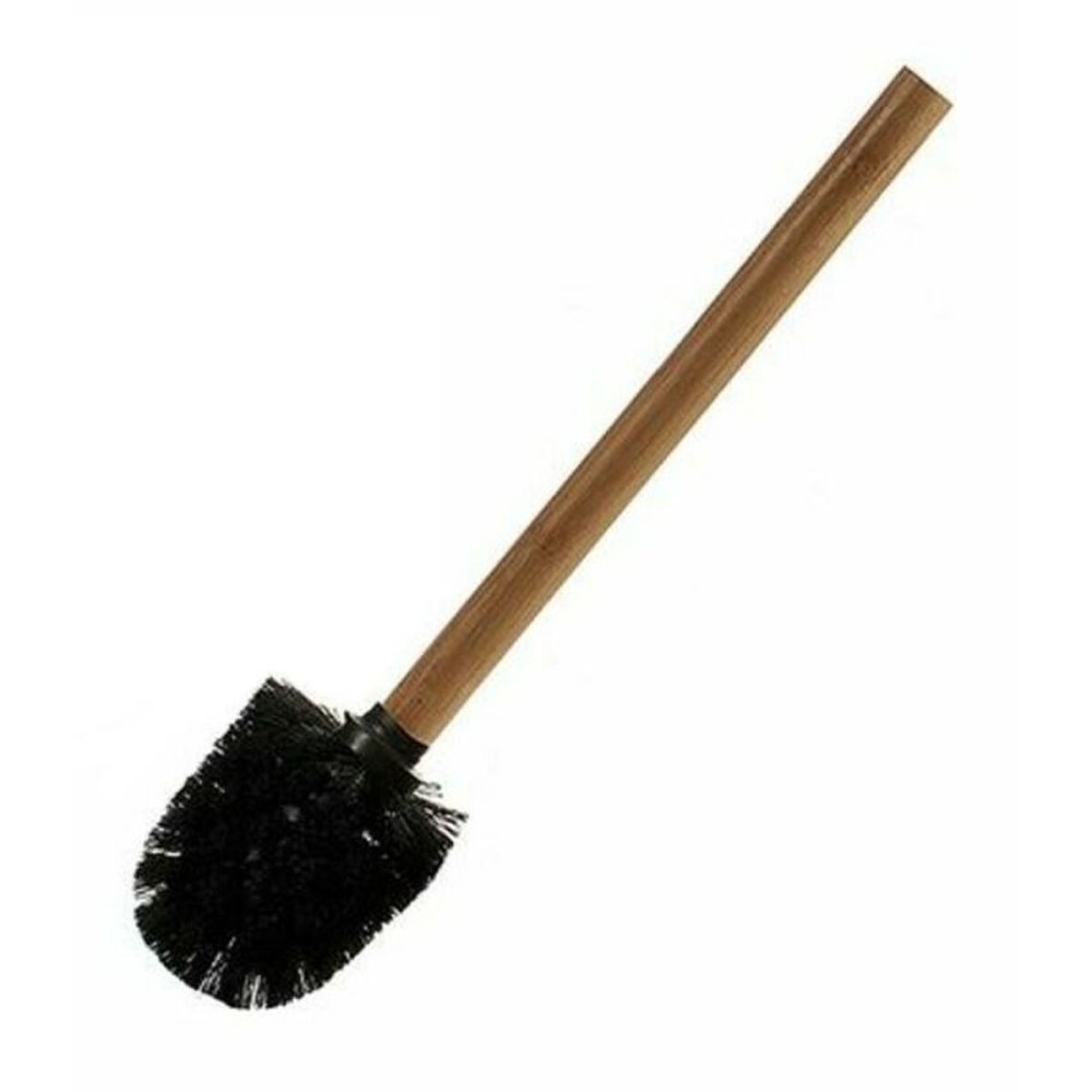 Brosse de salle de wc Berilo BAMBOO BLACK Marron Noir Bambou 8 x 35,5 x 8 cm (24 Unités)