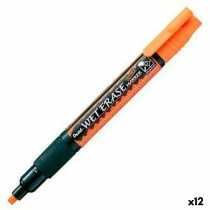 marqueur craie liquide Pentel Wet Erase Orange (12 Pièces)