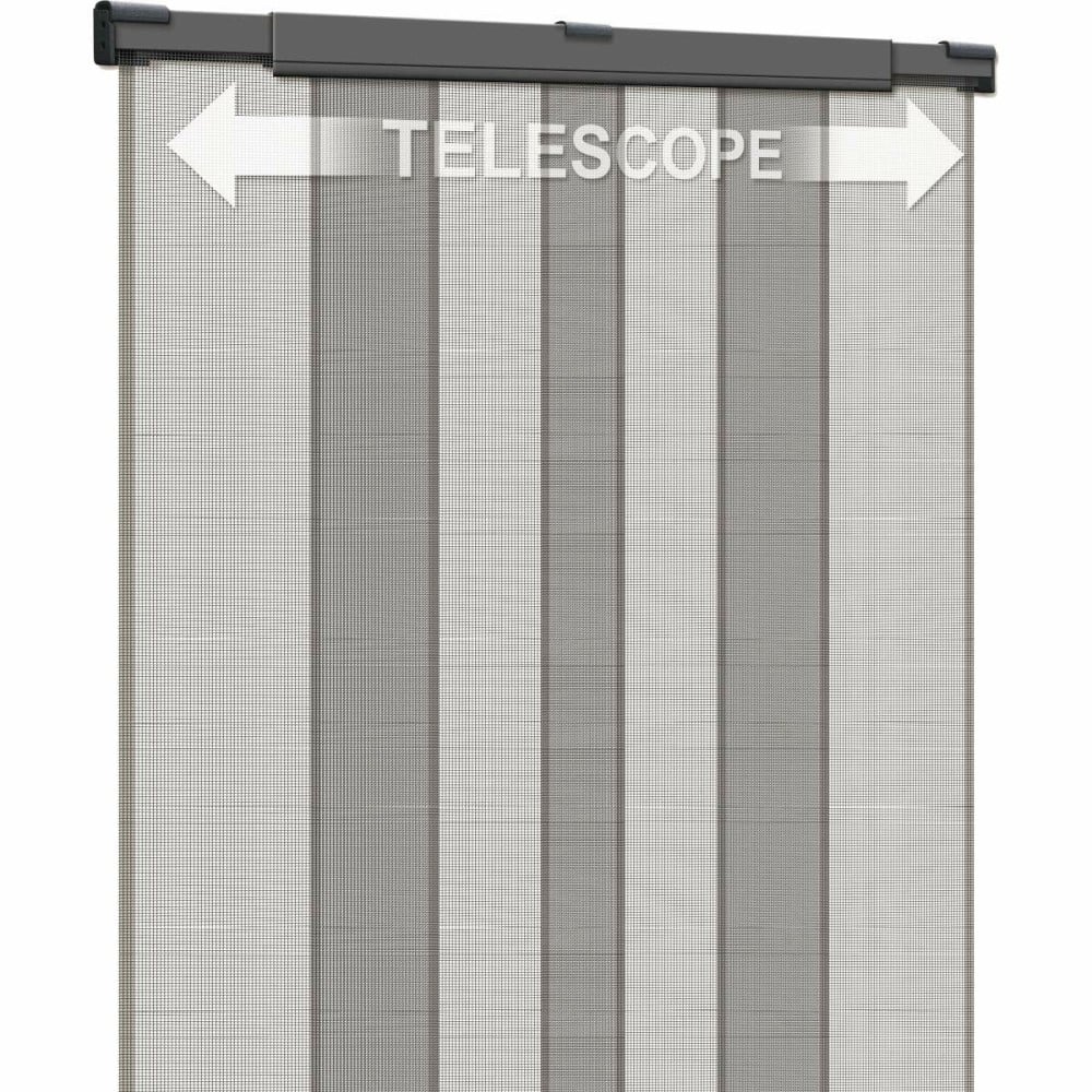 Rideau Moustiquaire Schellenberg Portes Fibre de Verre Anthracite (95 x 220 cm)