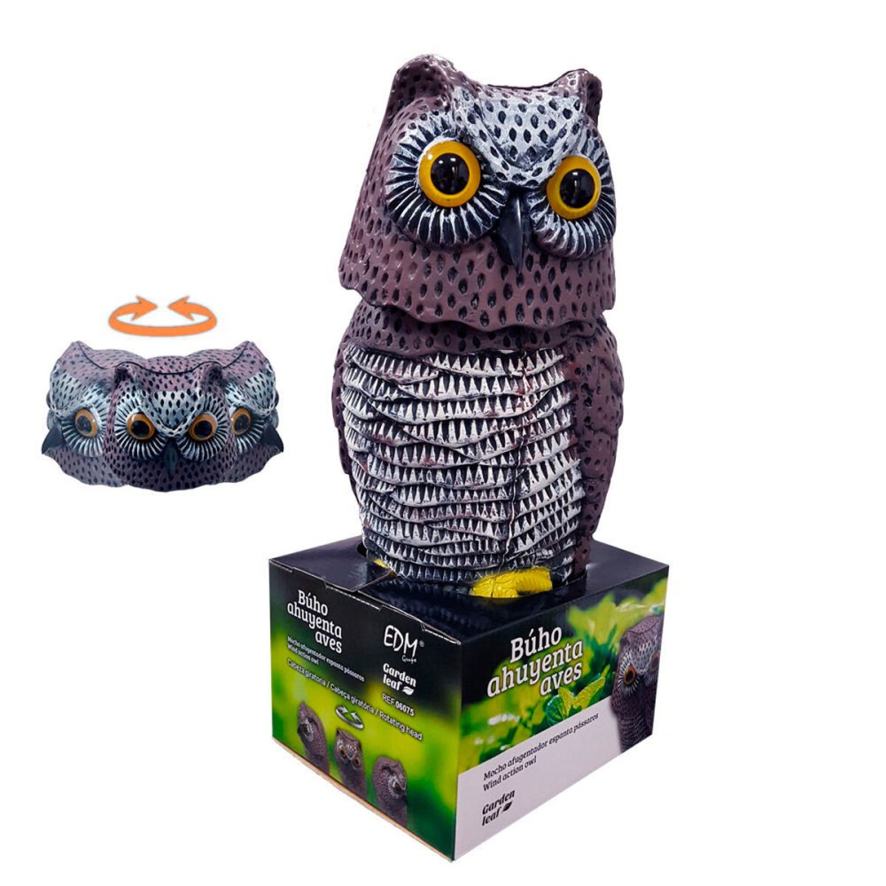 Repeller EDM 06075 polypropylene Ø 19 x 40 cm Birds Owl