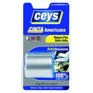 Klebeband Ceys Silberfarben (5 m x 50 mm)