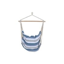 Hammock DKD Home Decor Stripes Blue White (100 x 60 x 135 cm)