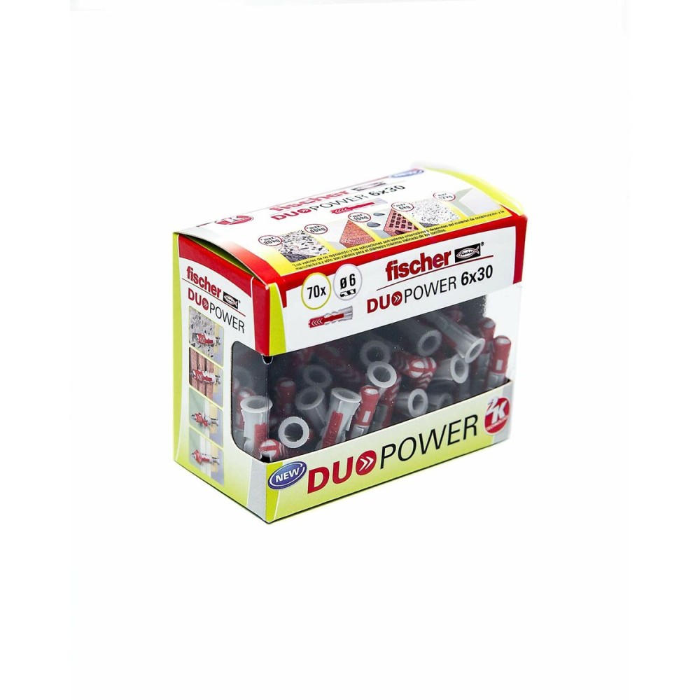 Crampons Fischer duopower 6 x 30 mm 70 Unités