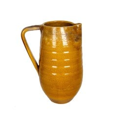 Vase Alexandra House Living Moutarde Céramique 23 x 34 x 16 cm