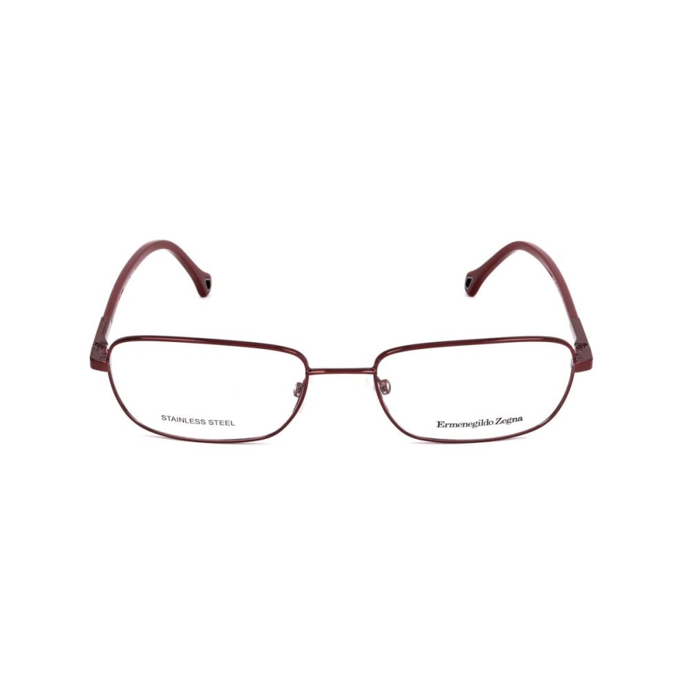 Monture de Lunettes Unisexe Ermenegildo Zegna VZ3186-0SBY Rouge Ø 53 mm