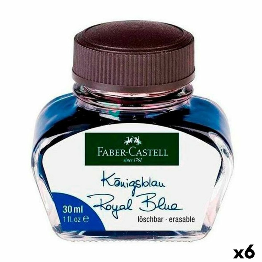 Tinte Faber-Castell Blau 6 Stücke 30 ml