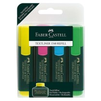 boîte de marqueurs Faber-Castell Fluorescent Multicouleur (5 Unités)