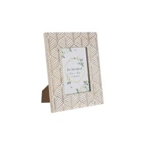 Cadre photo DKD Home Decor 22,5 x 2 x 28 cm Verre Marron Blanc Bois de manguier Urbaine