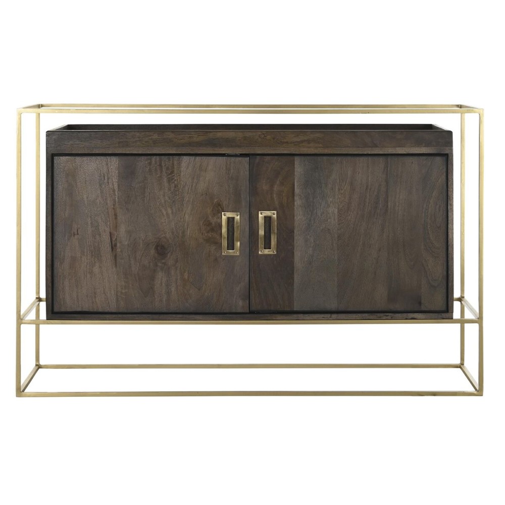 Buffet DKD Home Decor Marron Métal Bois de manguier 122 x 38 x 76 cm