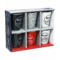 Satz von 6 Kaffeetassen 5five Simply Smart Bistrot Bunt 110 ml