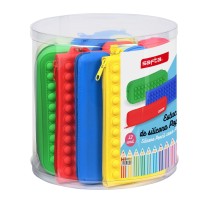 Trousse d'écolier Safta Pop It Multicouleur Lot (12 Pièces)