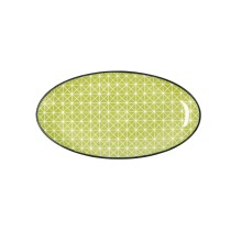 Tablett für Snacks Quid Pippa Oval aus Keramik Bunt (21 cm) (8 Stück)