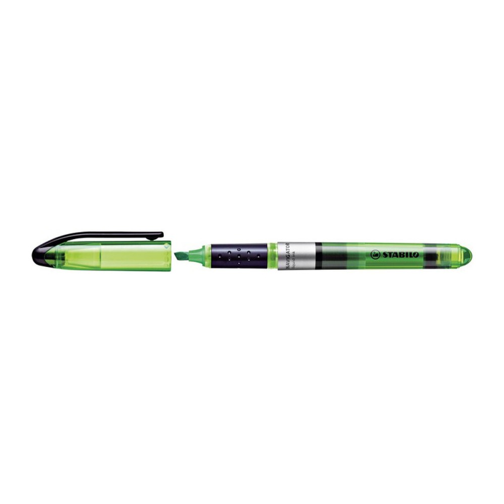 Fluorescent Marker Stabilo Navigator Green 10 Pieces (1 Unit)