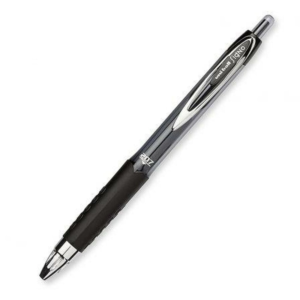 Flüssigtintenstift Uni-Ball SigNo 207 Schwarz 0,4 mm (12 Stücke)