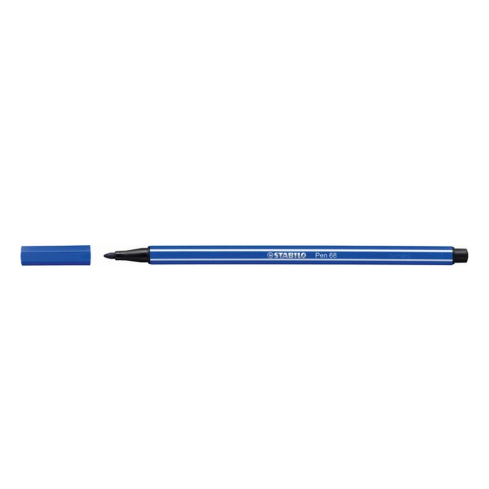 Filzstifte Stabilo Pen 68 Marineblau (10 Stücke)