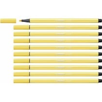 Felt-tip pens Stabilo Pen 68 Yellow (10 Pieces)