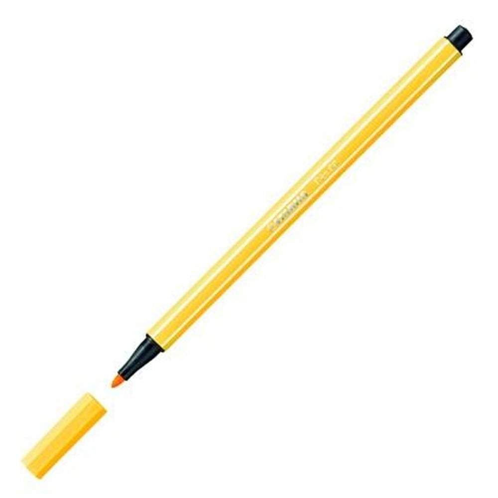 Felt-tip pens Stabilo Pen 68 Yellow (10 Pieces)