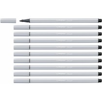 Felt-tip pens Stabilo Pen 68 Light grey (10 Pieces)