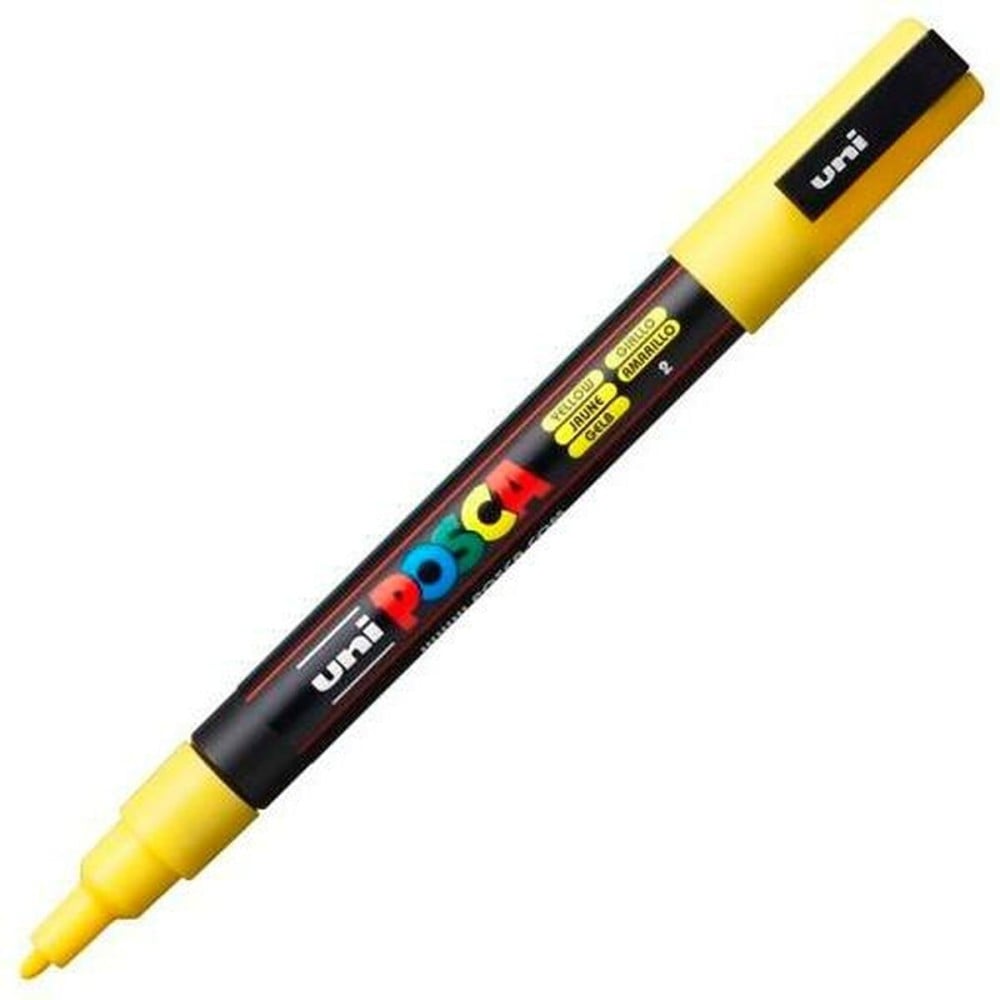 Marqueur POSCA PC-3M Jaune (6 Unités)