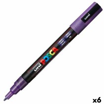 Marqueur POSCA PC-3ML Violet (6 Unités)