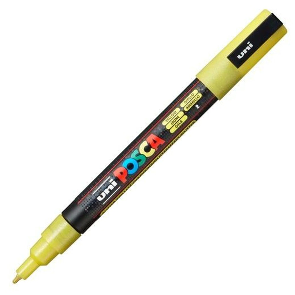 Marqueur POSCA PC-3ML Jaune (6 Unités)