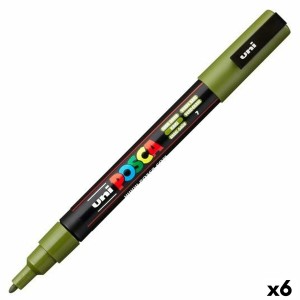 Marker POSCA PC-3M grün (6 Stück)