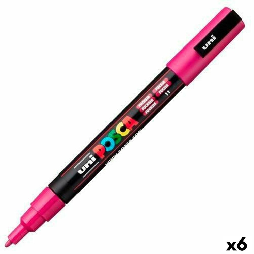 Marker POSCA PC-3M Pink (6 Stück)