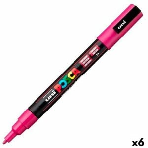 Marqueur POSCA PC-3M Fuchsia (6 Unités)