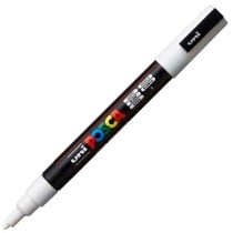 Marker POSCA PC-3M Weiß (6 Stück)