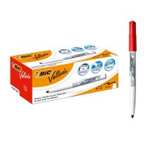 Marker pen/felt-tip pen Bic Velleda 1741 Whiteboard Red (12 Units)