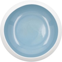 Bowl Ariane Organic Ceramic Blue (16 cm) (6 Units)