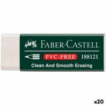 Eraser Faber-Castell White (20 Units)