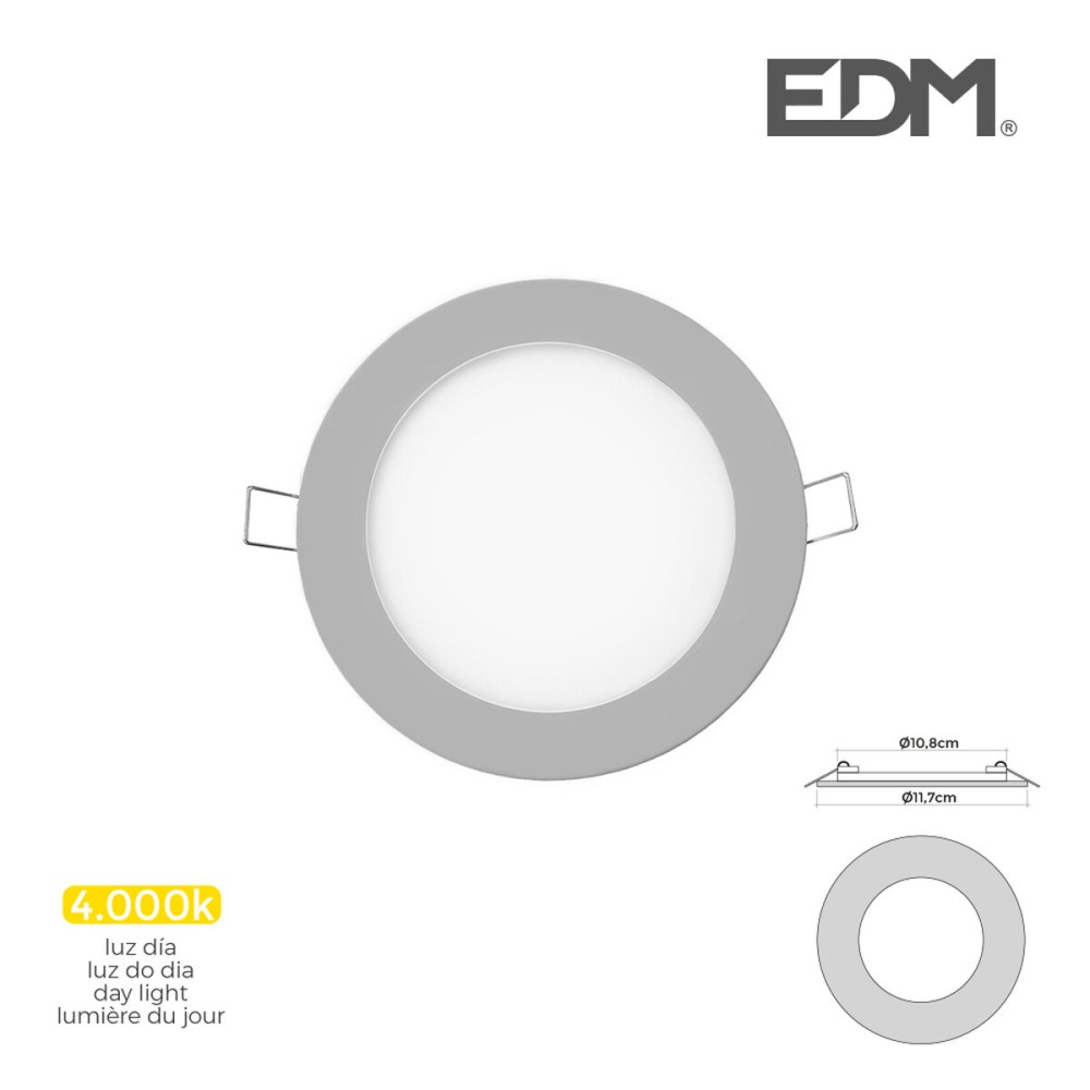 Built-in spotlight EDM 31604 Downlight A G 6 W 320 Lm (4000 K)