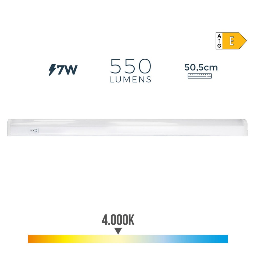 Tube LED EDM 31695 A E 7 W 600 lm (4000 K)