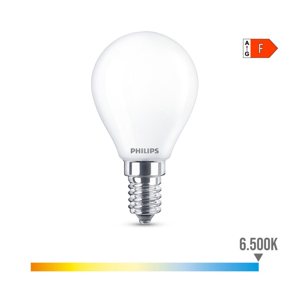 LED-Lampe Philips F 4,3 W E14 470 lm 4,5 x 8,2 cm (6500 K)